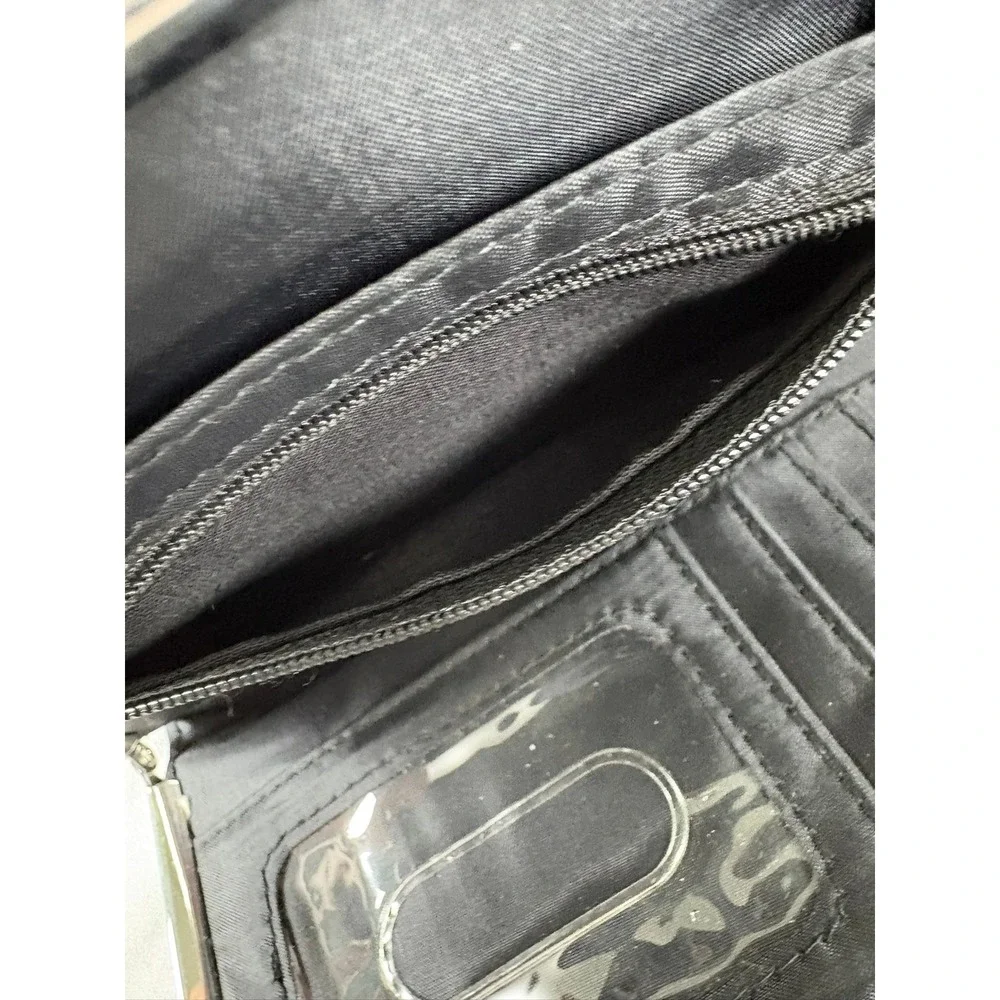 Hello Kitty Wallet Womens OS Buffalo Plaid Red Black‎ Kiss Lock Y2K Sanrio